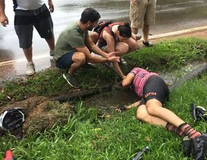 Responsable de choque a ciclistas se sigue beneficiando con chicanas - Nacionales - ABC Color