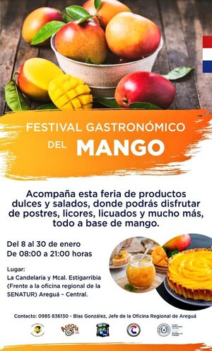 Festival del mango en Areguá arranca el sábado y podrá ser visitado durante todo enero | OnLivePy