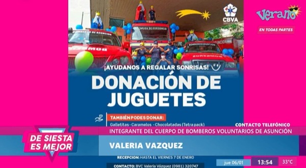 Organizan colecta solidaria de juguetes por el día de Reyes