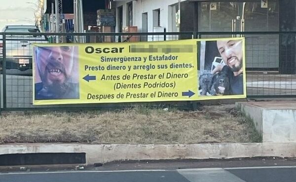 Gastó dinero prestado en su sonrisa y le escracharon