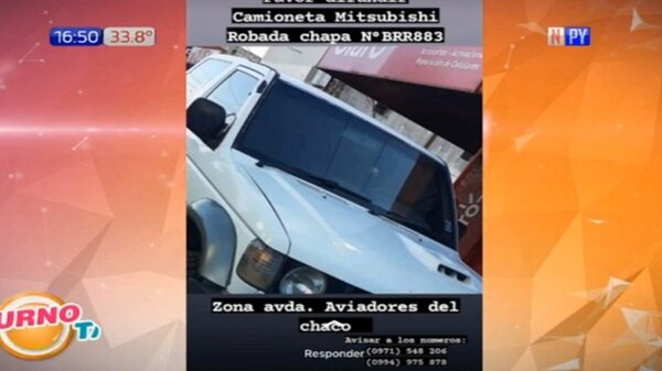 ¡Impotencia! Le robaron la camioneta frente a su trabajo | Noticias Paraguay