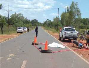 Motociclista muere en terrible accidente frente a su casa •
