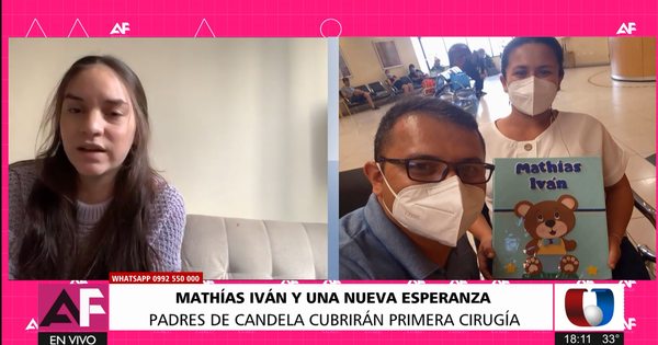 "Dale Candela" cubrirá primera cirugía de Mathías Iván