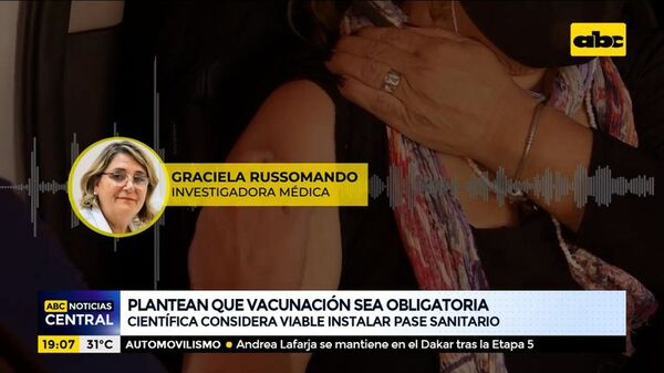 Russomando plantea vacunación obligatoria - ABC Noticias Central - ABC Color