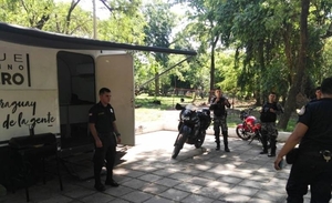 Diario HOY | Comisaría móvil continúa en funcionamiento en Parque Caballero