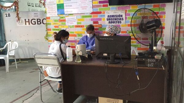 Hospital de Barrio Obrero está saturado de pacientes con casos respiratorios