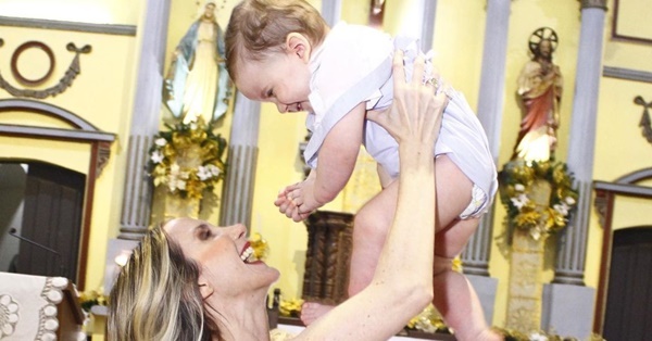 ¡Nació un nuevo cristiano! Florencia celebró el bautismo de Balta