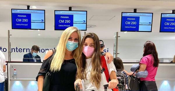 La Nación / Emotiva despedida: la hija de Dahiana Bresanovich viajó a EEUU para estudiar en la universidad