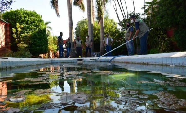 Diario HOY | Dengue, a la orden del día: intervienen otra piscina con agua estancada en Asunción