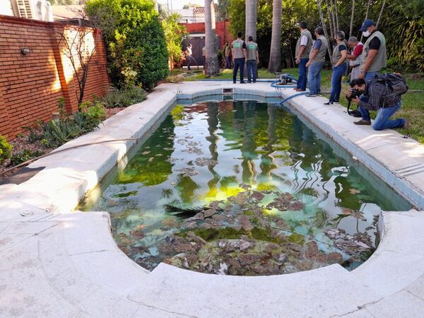 Intervienen piscina de aguas verdes en Asunción - Nacionales - ABC Color