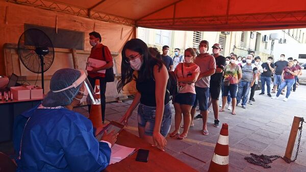 Habilitan hisopados sin agendamiento en carpa peatonal sobre avenida Brasil - Nacionales - ABC Color