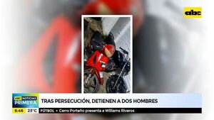 Tras persecución, detienen a dos hombres en Remanso - ABC Noticias - ABC Color