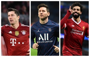 Lewandowski, Salah y Messi, finalistas al premio "The Best"