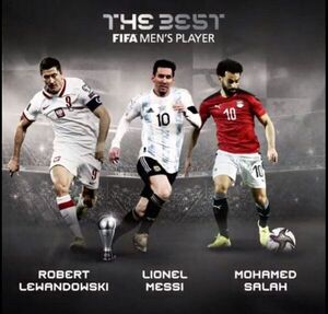 Lewandowski, Salah y Messi, finalistas al premio The Best