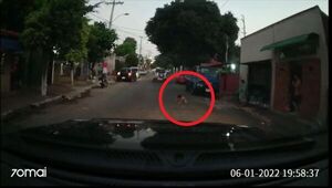 Nene de 2 años fue arrollado por una camioneta