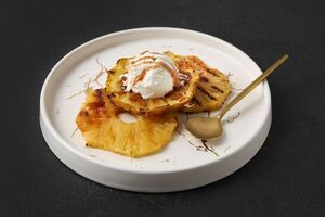Para los días de calor: piña grillada con helado de coco - Gastronomía - ABC Color
