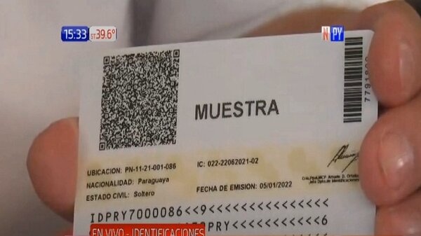 Identificaciones emitirá nuevo formato de cédula de identidad paraguaya | Noticias Paraguay
