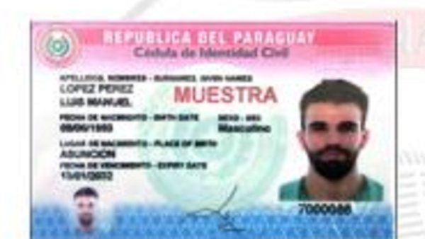 Nuevo formato de la cédula de identidad con código QR