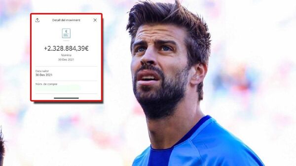 Piqué revela su salario para desmentir información
