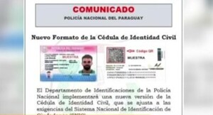 Nuevo formato de cédula de identidad con QR - C9N