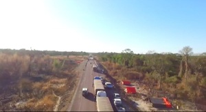 Sin tierras siguen con cierre de ruta a Vallemi