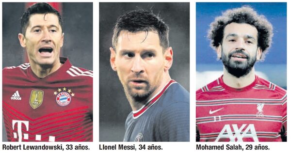 Lewy, Messi y Salah, finalistas al premio The Best - Fútbol - ABC Color