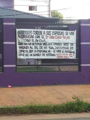 Crónica / Tóxico dejó pasacalle a "doctorcillo" que le chateaba a su lapa