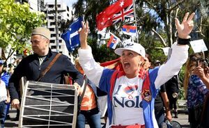 “Probablemente hay cucarachas”, denuncian seguidores de Djokovic en protesta - Tenis - ABC Color