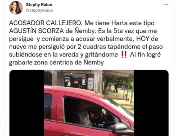 Crónica / (VIDEO) Yiyi denunció a su "acosador callejero"