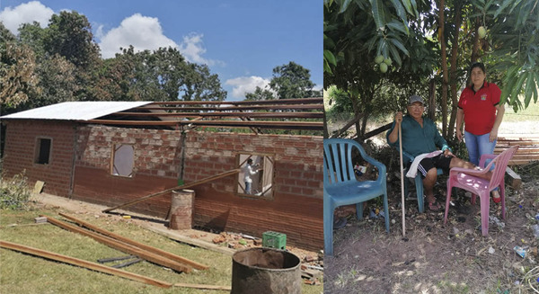 GOBERNACIÓN DE ITAPÚA ASISTIÓ A FAMILIA AFECTADA POR UN INCENDIO EN ALTO VERÁ - Itapúa Noticias
