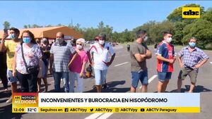 Inconvenientes y burocracia en el Hisopódromo - ABC Noticias - ABC Color