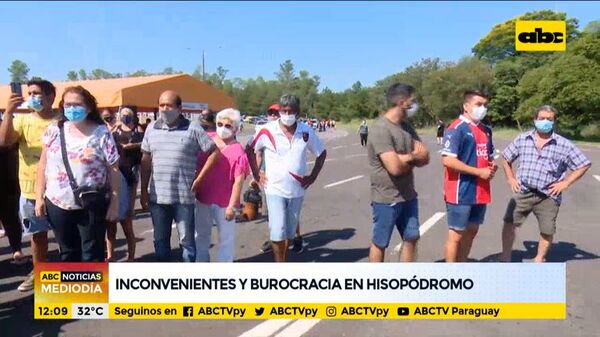Inconvenientes y burocracia en el Hisopódromo - ABC Noticias - ABC Color