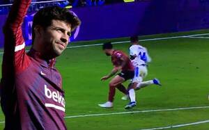 Crónica / ¡Escándalo!: Penal de Alderete a Casemiro fue un “robo” he'i el Valencia y Piqué metió la cuchara