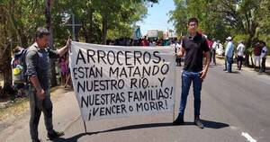 La Nación / Pescadores cierran ruta “por no poder trabajar”