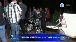 Delivery intenta recuperar su motocicleta robada y es asesinado en Luque