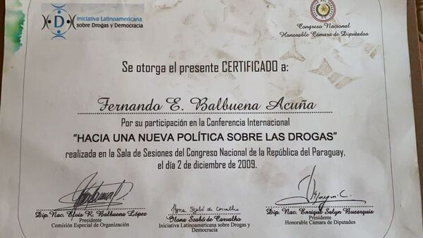 Narco que cayó en Cordillera tenía certificado de lucha antidroga