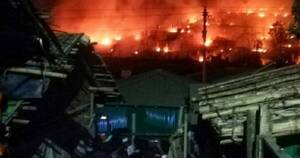 La Nación / Un rayo destruye un edificio en Sudáfrica