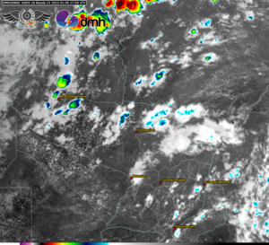 Prepará el paraguas. Mirá dónde va a llover