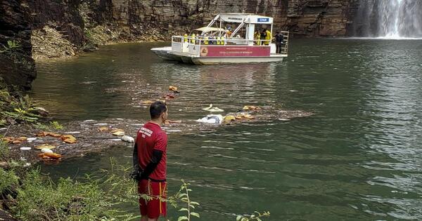 Brasil: sube a 10 el número de muertos tras desprendimiento de rocas en lago