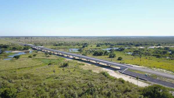 Se inicia la prueba de estática sobre el puente más largo del Ñeembucú - .::Agencia IP::.