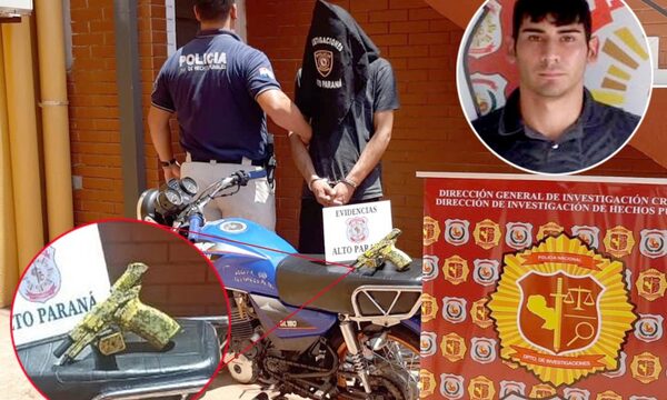 Detienen a marginal que era buscado por asalto y recuperan pistola robada a policía – Diario TNPRESS