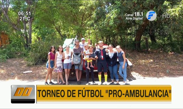 Jóvenes unidos organizan torneo ''pro ambulancia'' en Quiindy | Telefuturo