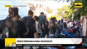 Desorden y esperas bajo el sol en nueva jornada de hisopados - A La Gran 7-30 - ABC Color