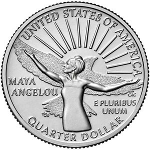 EE.UU. acuña a la poeta afroestaodounidense Maya Angelou en monedas de cuarto de dólar