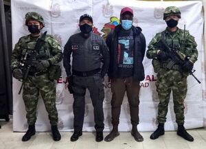 Capturan al presunto jefe de sicarios de las disidencias de las FARC