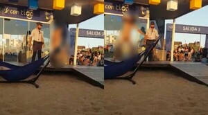 Hombre se desnudó en la Playa San José de Encarnación
