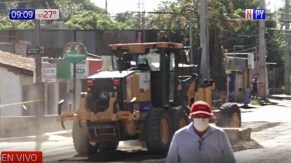 Comuna luqueña inicia intervención a avenidas en calamitoso estado | Noticias Paraguay