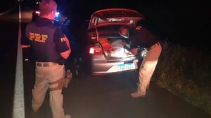 Paraguayos caen con marihuana y auto robado en Brasil
