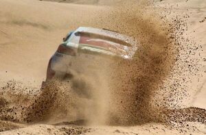Andrea Lafarja abandona la Etapa 9 debido a una fuga de aceite