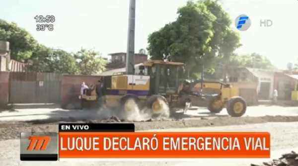 Junta Municipal declara emergencia vial en Luque